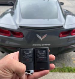 Chevrolet Corvette key fob chevy key