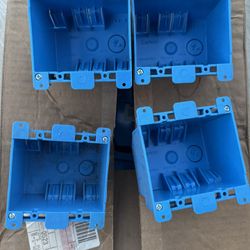 Old Work 2 Gang Plastic Electrical Box