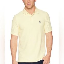 {U.S. POLO ASSN.} Yellow Polo Shirt