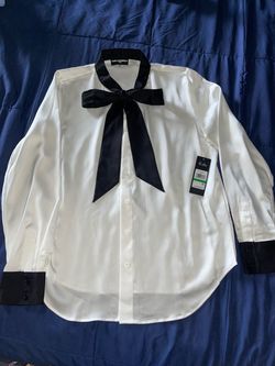 Karl Lagerfeld Paris White Blouse with Bow