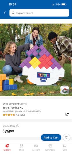 Tetris Tumble Giant Tetris Yard Game