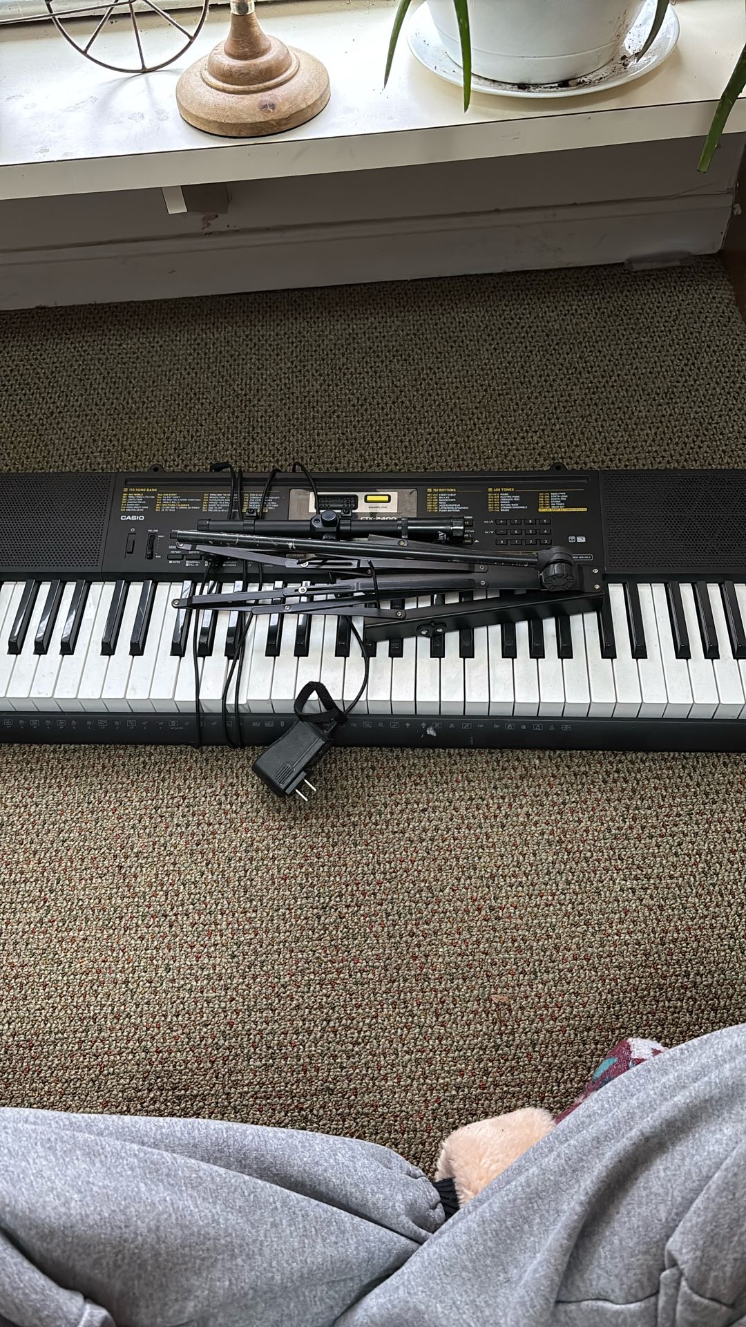 Portable Piano With Book Stand