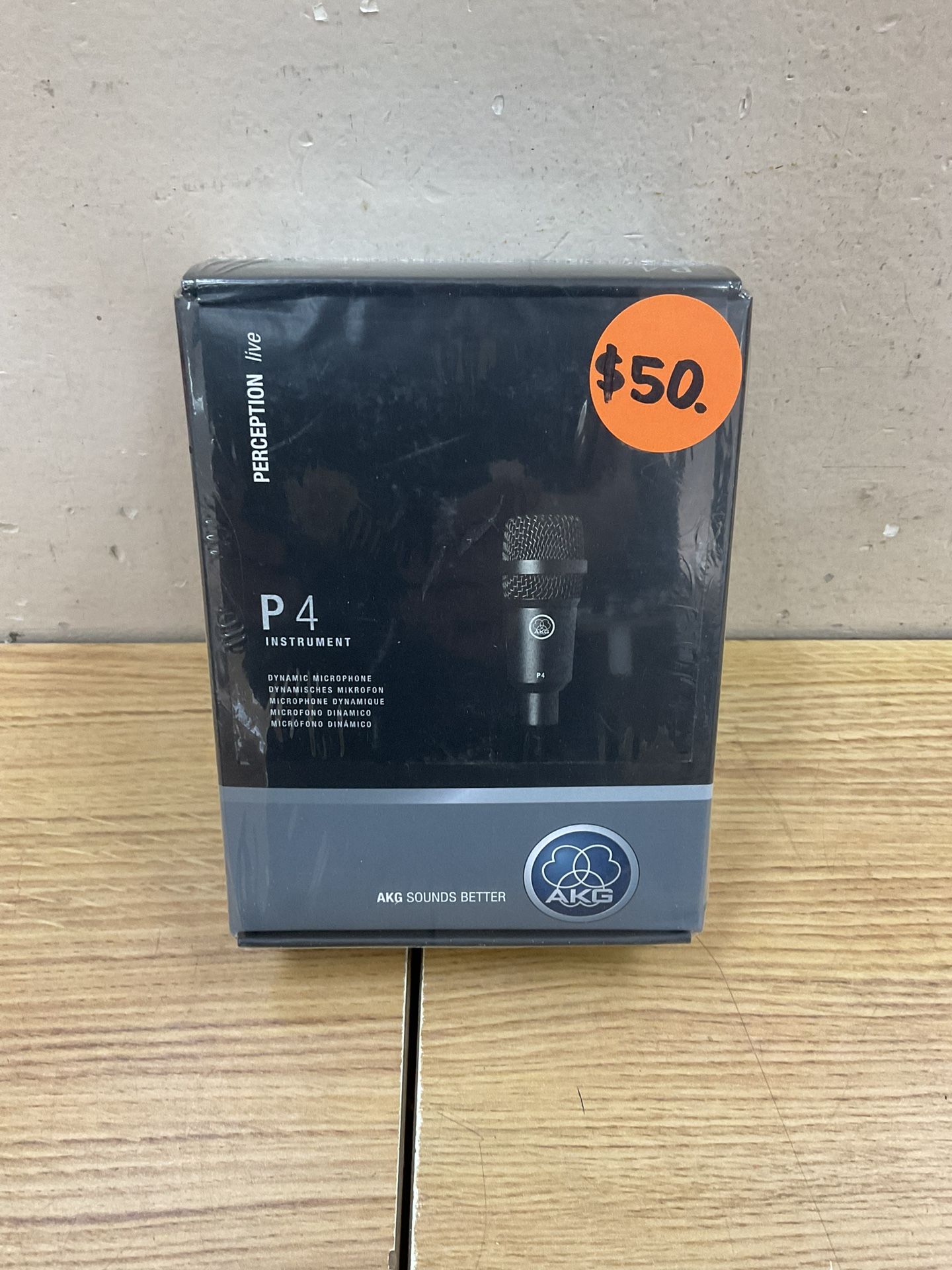 AKG P4 DYNAMIC INSTRUMENT MICROPHONE 