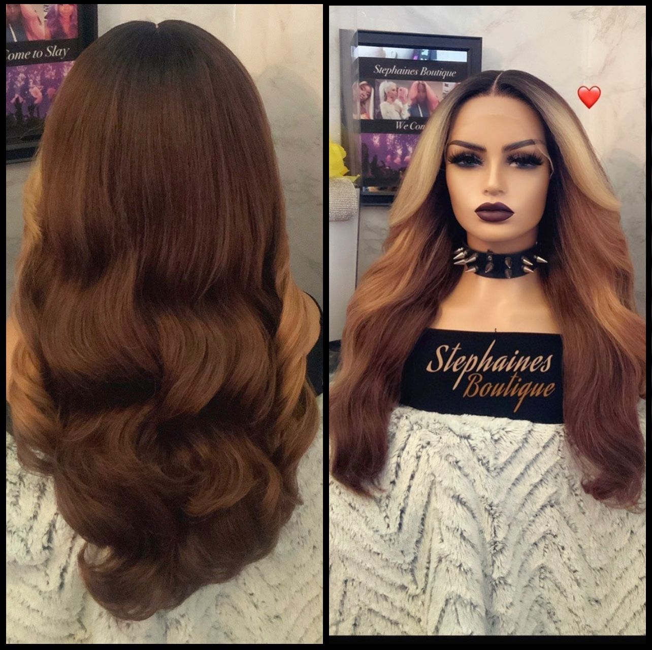 Human Hair Blended Lace Front Wig