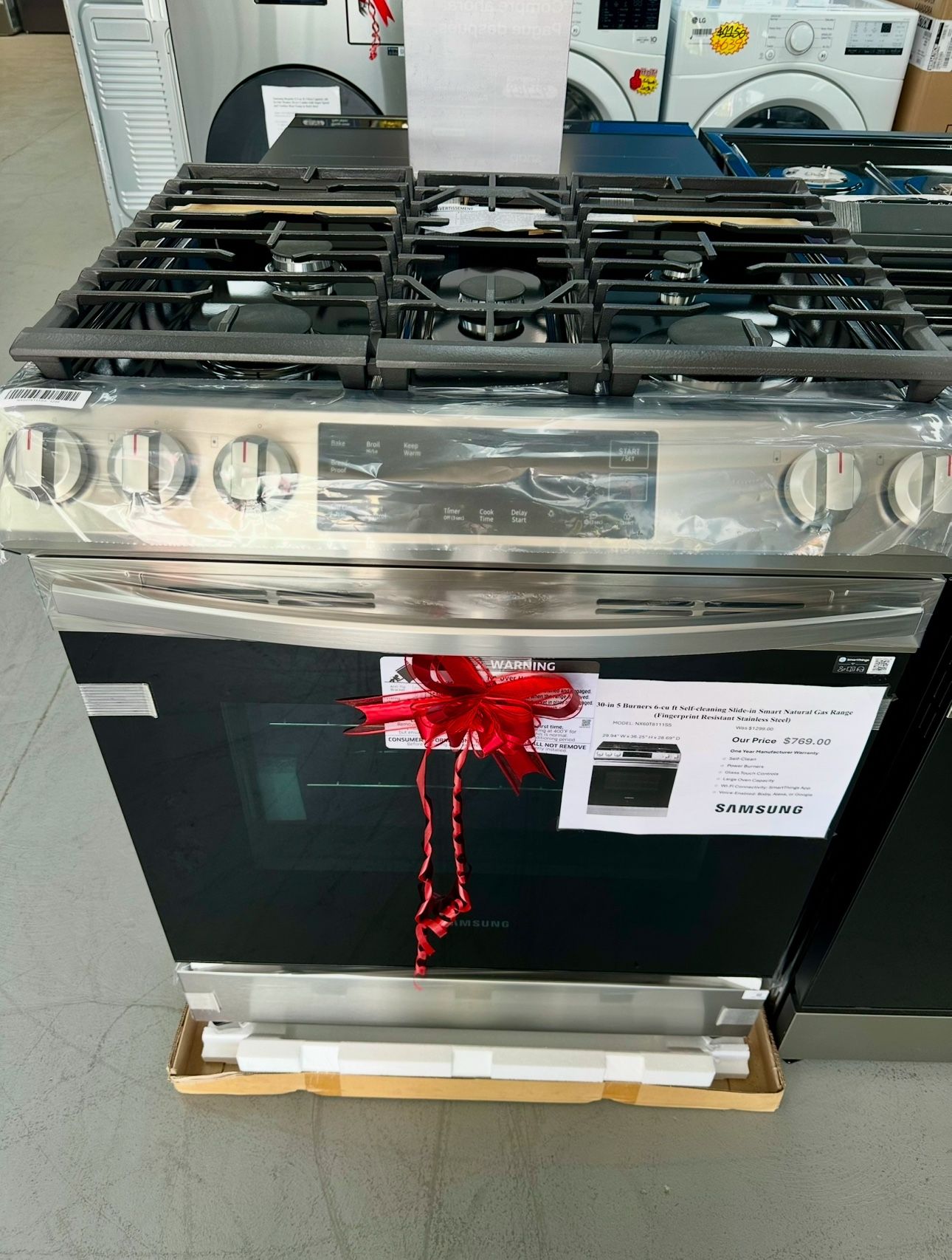 Brand New🔥30” Gas Range with 5 Burners✨