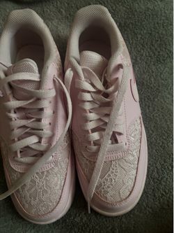 Nike Womens Courts Vision Low Pink Foam lace