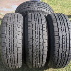 265-70-18 New Michelin Tires 