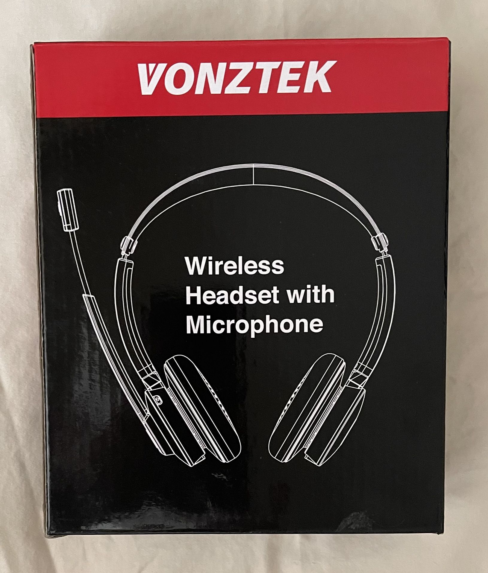 Vonztek Wireless Headset With Microphone