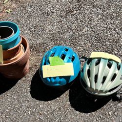 Free Bike Helmets And Plant Pots 