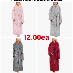 Robes New 12.00 Each