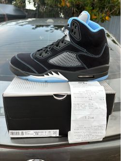 Jordan 5 university black size 10