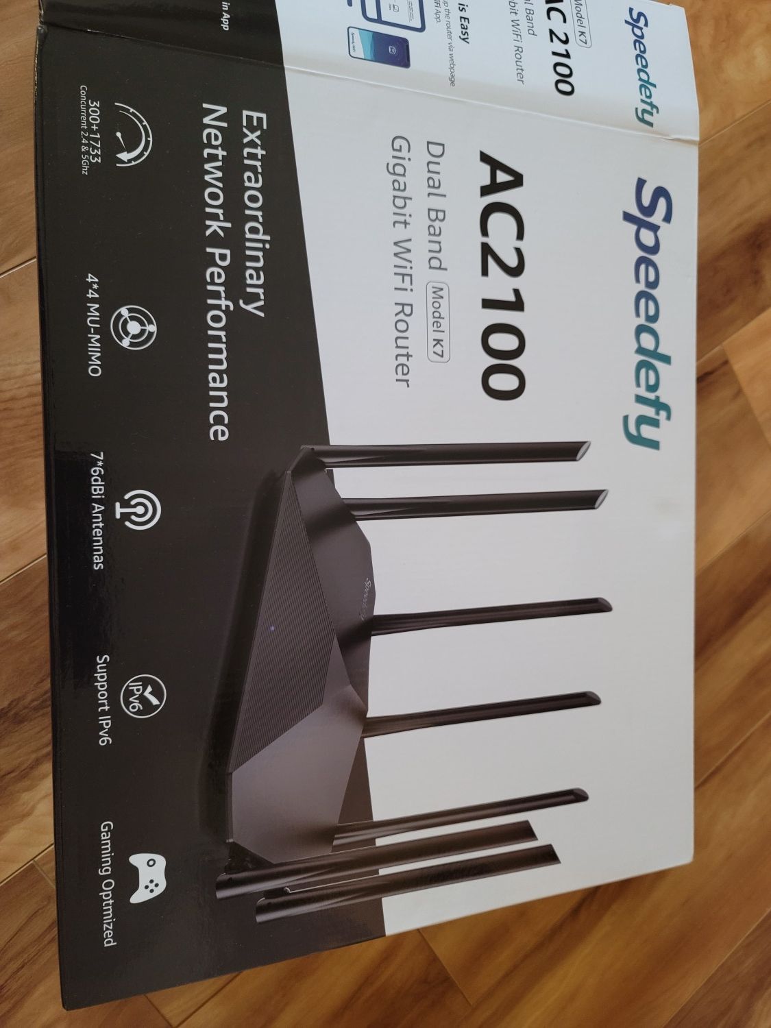 Speedefy AC2100 Dual Band Gigabit Wifi Router Model K7