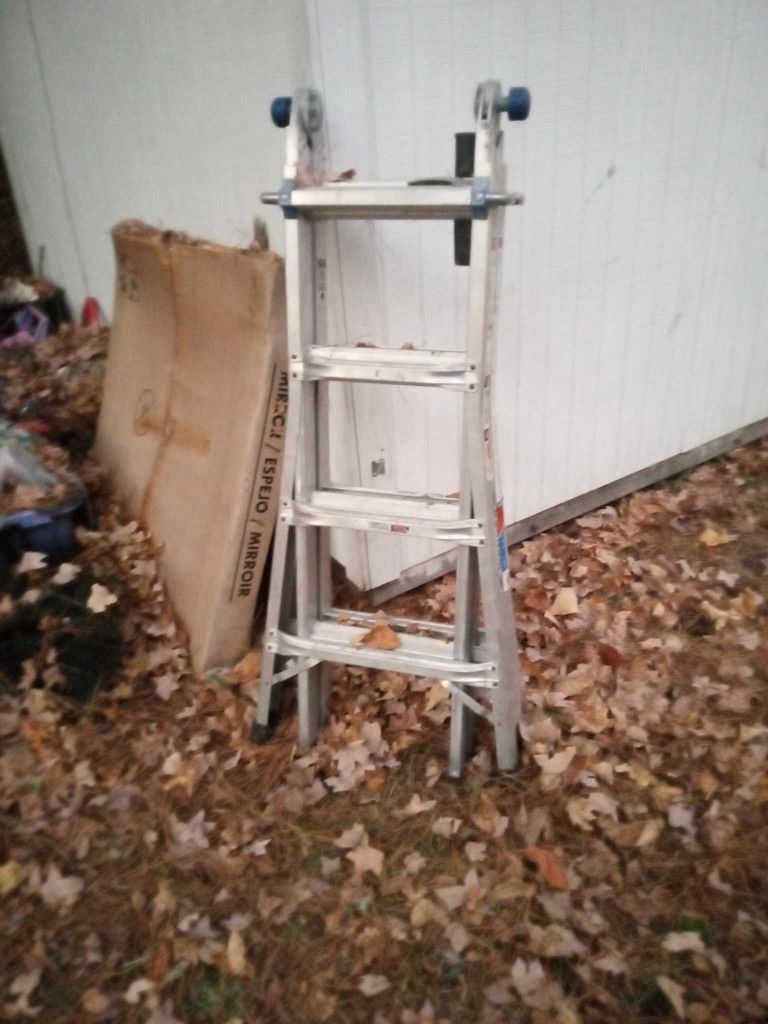 Mighty Max Folding Werner Ladder Up To 30 Ft High Cannot Beat This Deal