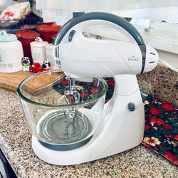 RIVAL 12-Speed Stand Mixer with ‘Power Boost’ & a 1 Qt Glass Mixing Bowl. (#FPRVSM0001)