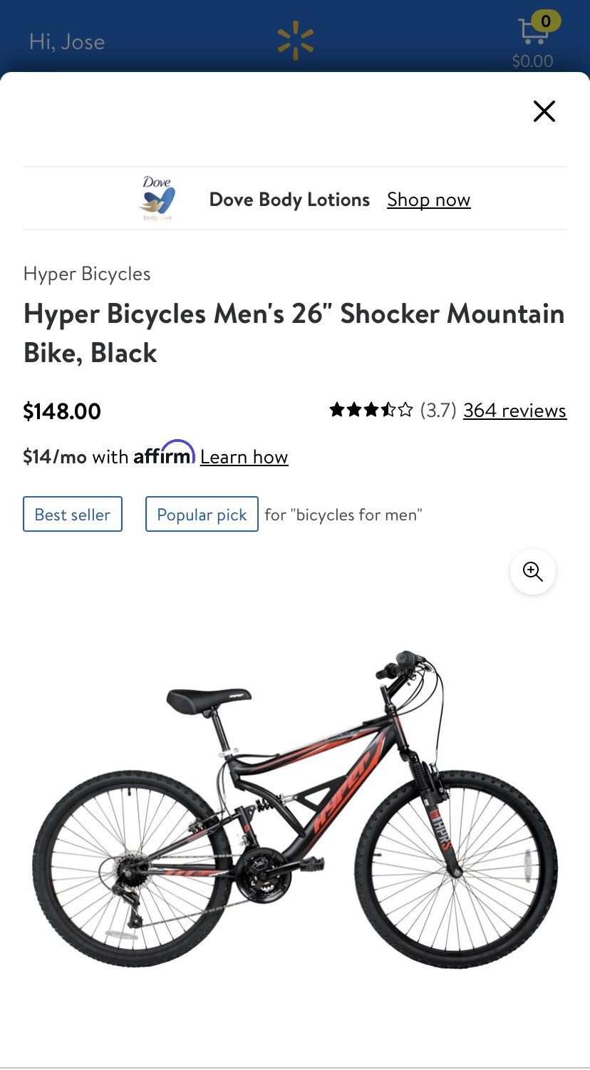 Hyper Shocker 26 Hyper Bike Shimano HYPER 26 SHOCKER MOUNTAIN BIKE