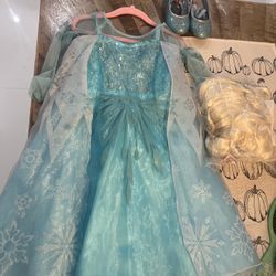 ELSA FROZEN COSTUME HALLOWEEN