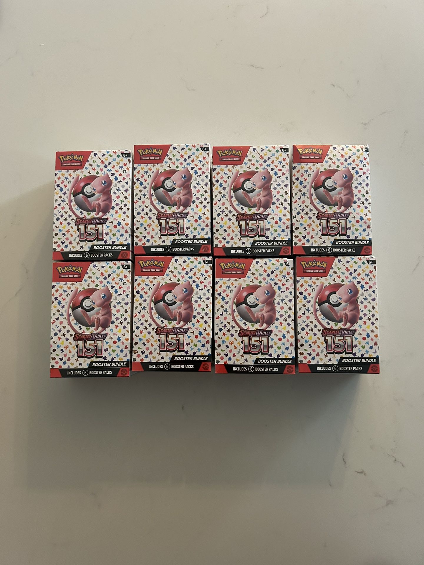 Pokémon 151 Booster Bundle (New & Factory Sealed) -Lot of 8x