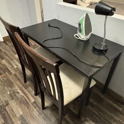 Table with two chairs