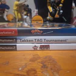 PS2 Game Lot – Ratchet & Clank, Tekken TAG, PBR – Manuals Included!
