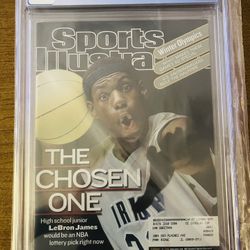 7.5 Graded LeBron James Sports Illustrated Magazine 
