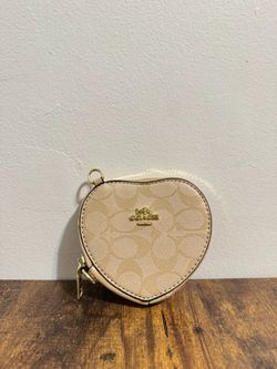 Coach Heart-Shaped Coin Purse
