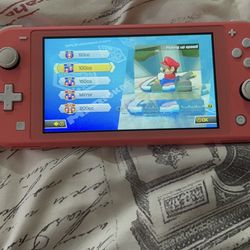 Nintendo switch with one game, Mario