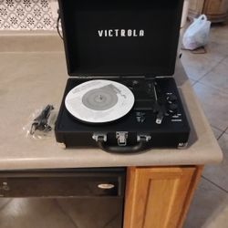 Record Player With Bluetooth 