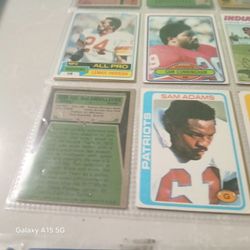 1970s TOPS CARDS MINT CONDITION 
