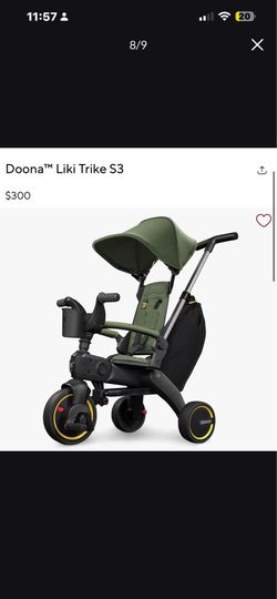 Doona Liki Trike S3 5 In 1 Compact Tricycle