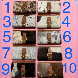 New Leather Cowhide Wallet - Different Color Number 2 Out Of Stock    