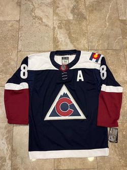 Cale Makar Colorado Avalanche NHL Hockey Fanatics Dark Blue Rep Jersey Men’s Size 54 runs Like Large