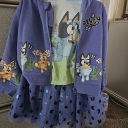 Toddler Girl Bluey 3 Piece