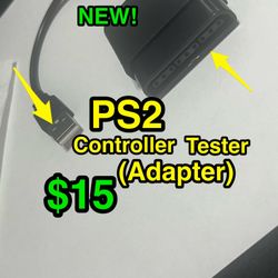 🎮 PS2 Controller Adapter / Tester – $15