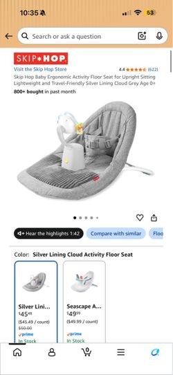 New Skip Hop Activity Floor Seat