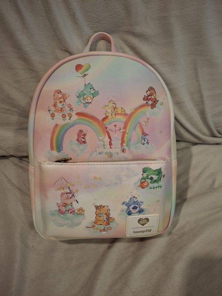 Care Bears Loungefly Back Pack NWT
