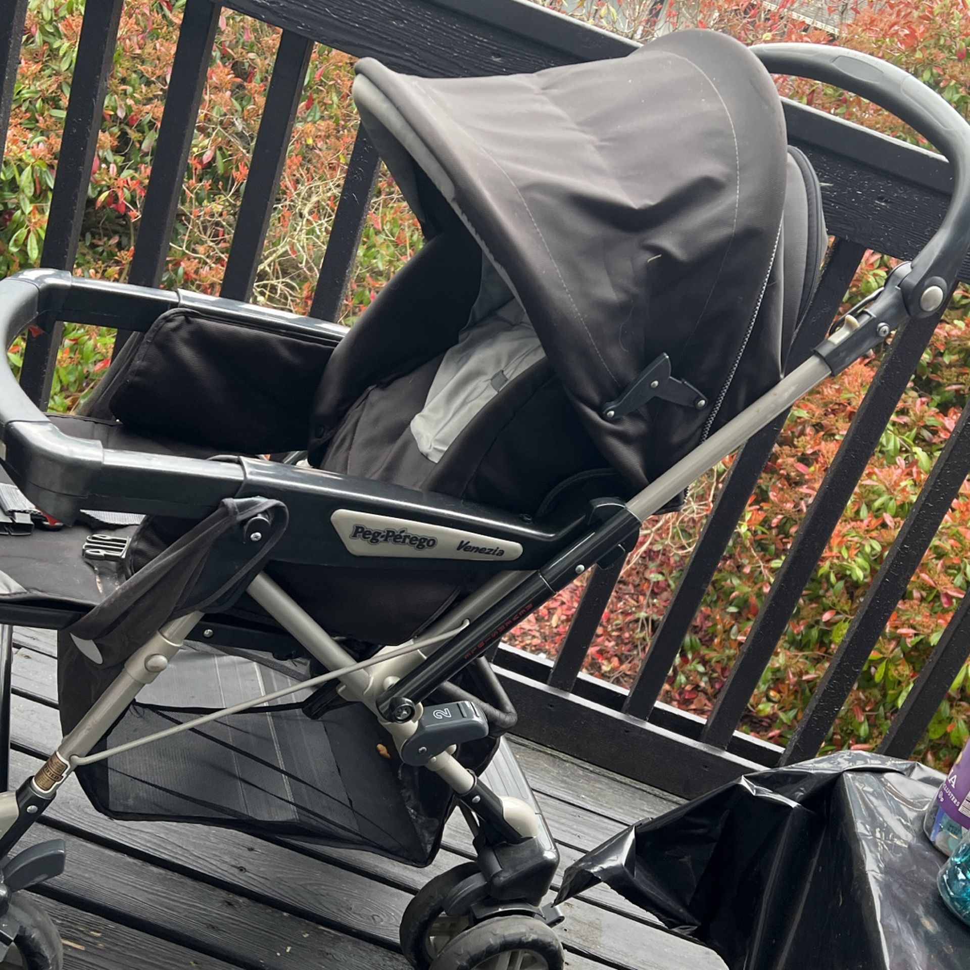 Baby Stroller Also Has A Place Where Your Toddler Or Young Child Can Stand Up In