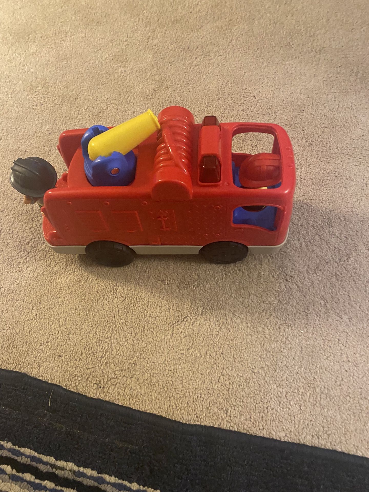 Fisher Price Little People Helping Others Fire Truck Toy