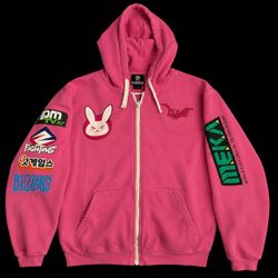 2018 J!nx overwatch dva hoodie