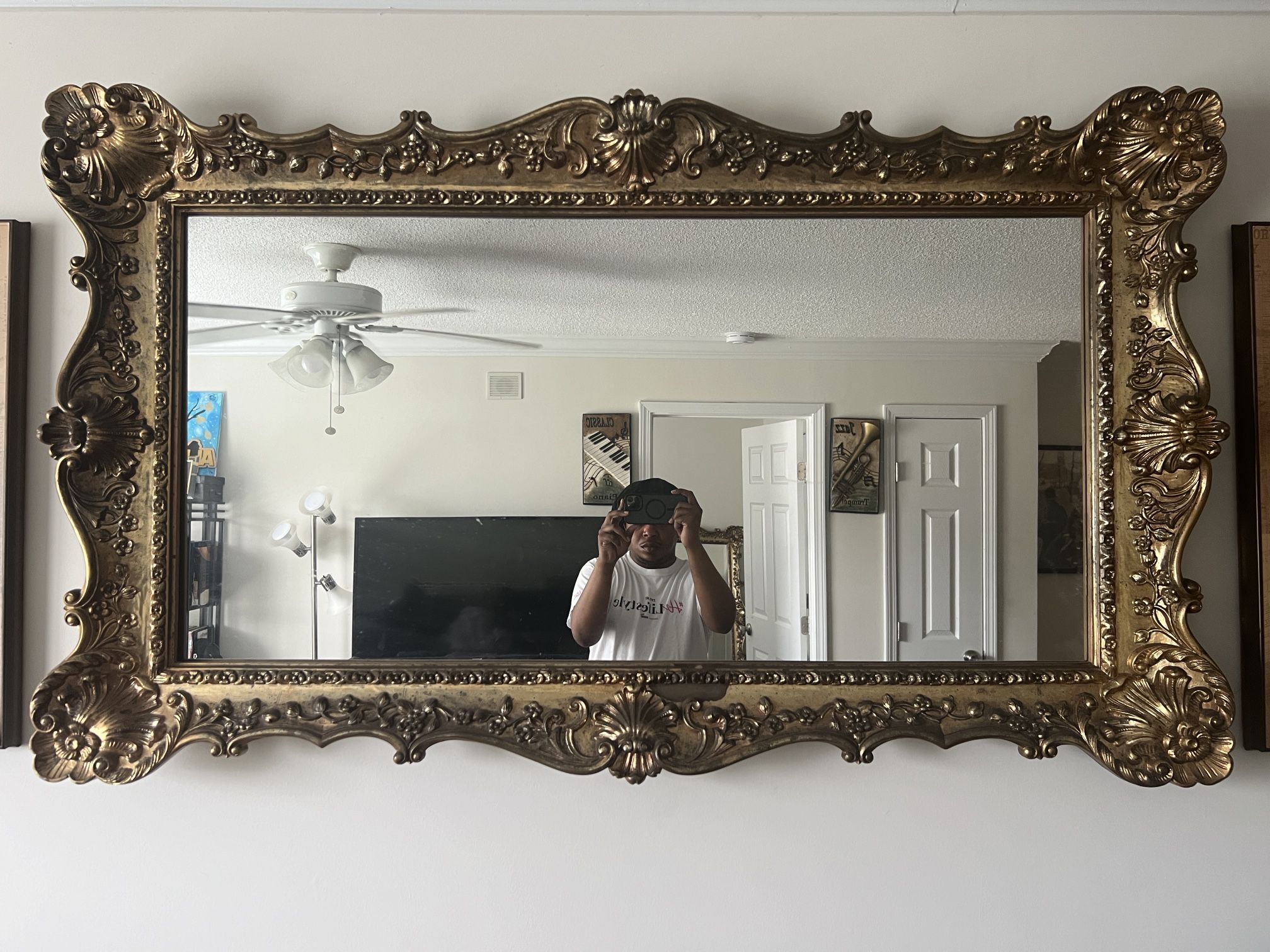 (2) 60” Antique Mirrors