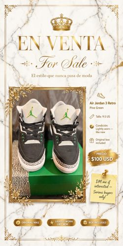 Air Jordan 3 Retro "Pine Green"