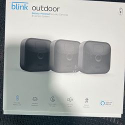 Blink Outdoor Battery-Powered Wireless Security Camera 3rd Gen 3-Pack. 
