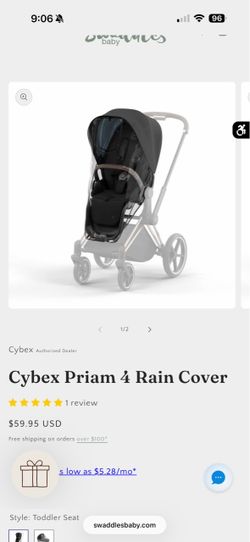 Cybex Priam 4 Rain Cover
