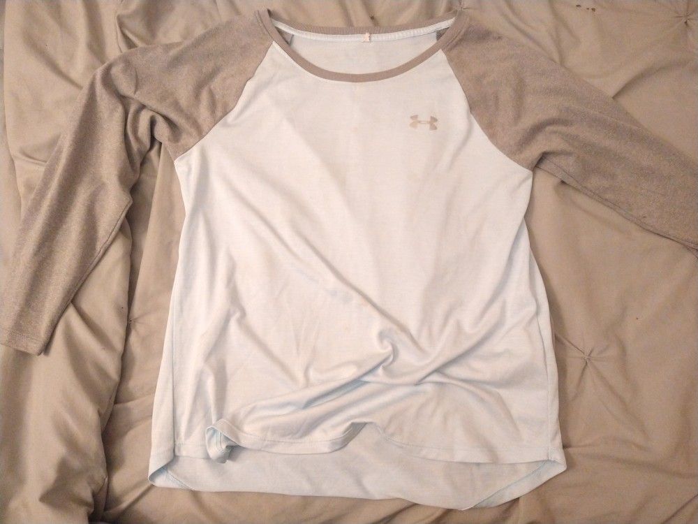 3 Women's Under Armour Althletic Shirts