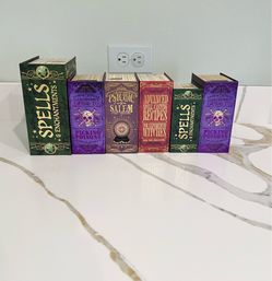 Halloween decorative storage/books
