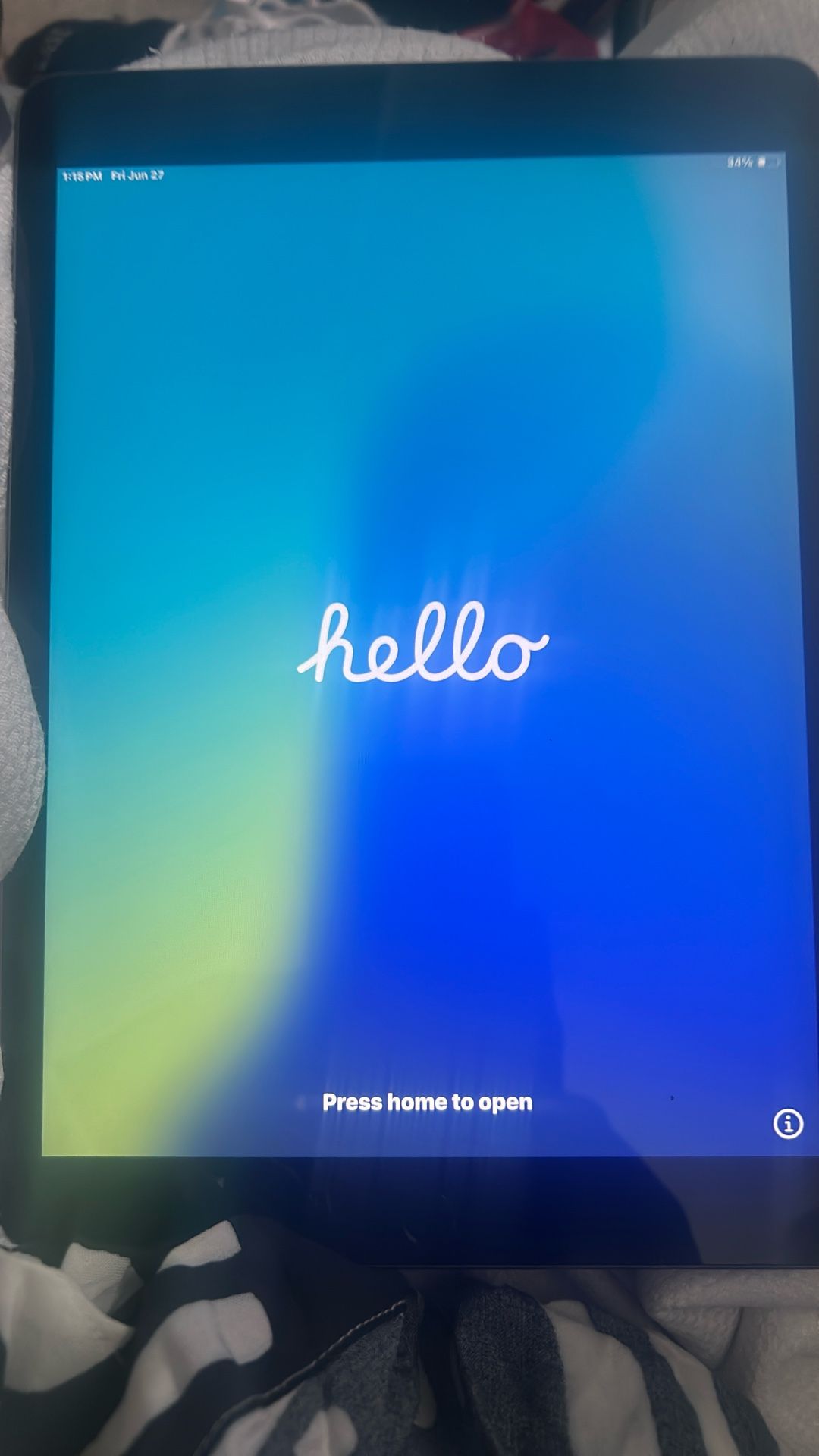 9th Generation iPad $225 Unlocked