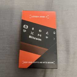 New Ledger Nano X crypto wallet