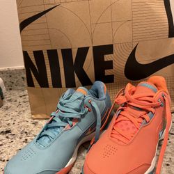 Nike Zoom LeBron NXXT Gen AMPD Men's Basketball Shoes Size 10 Miami