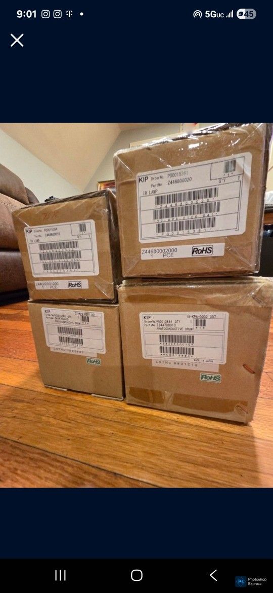KIP 7170/7570 Drum & IR Lamps