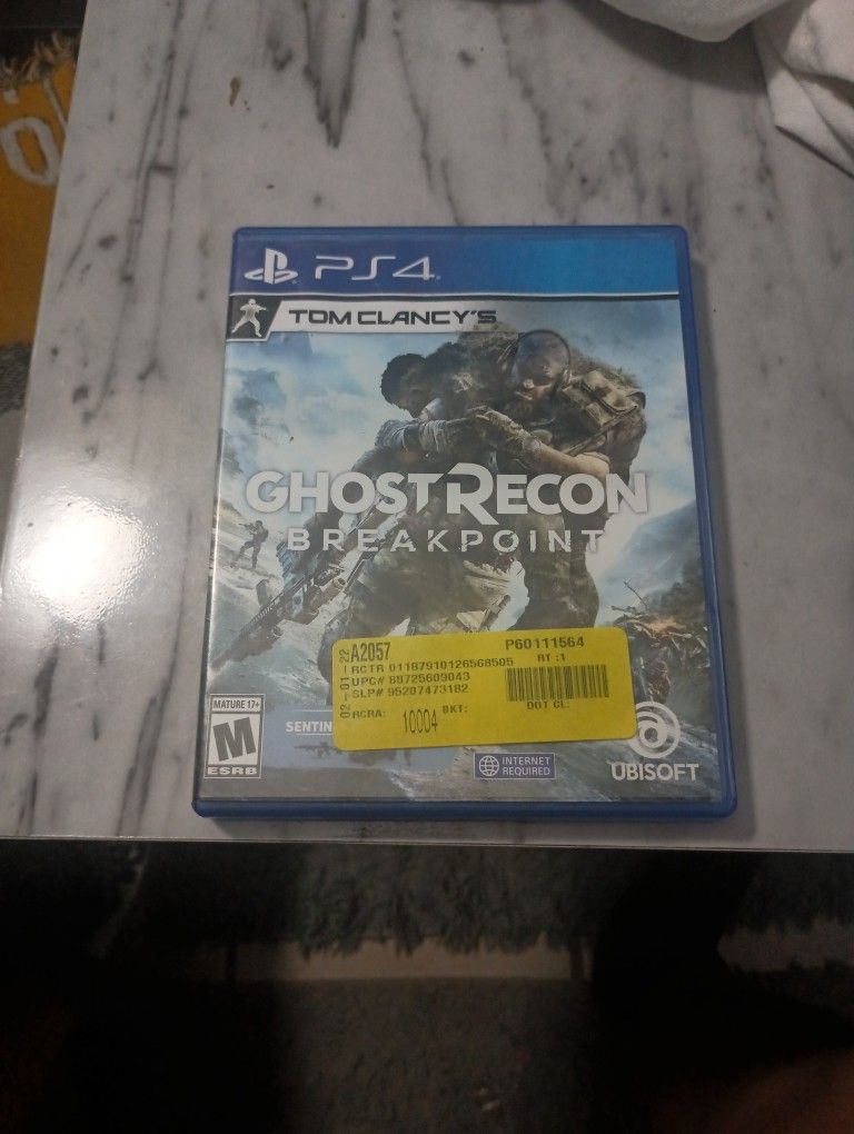 PS4 Game Ghost Recon