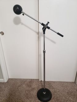 microphone with stand.